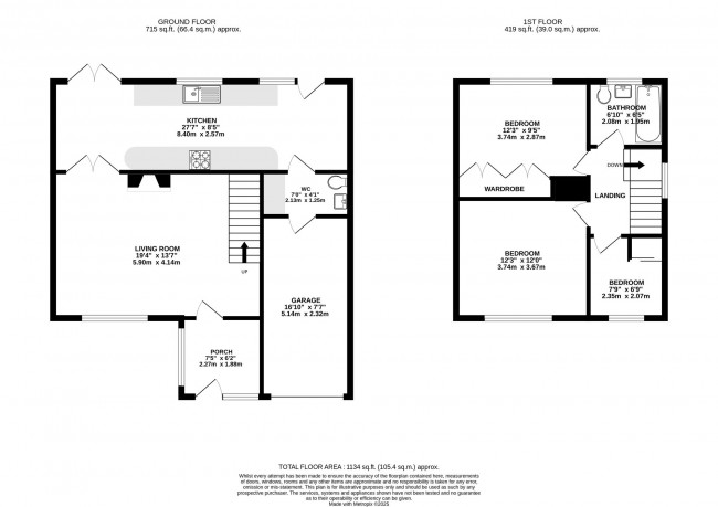 Floorplan for Rowan Drive, Cheadle Hulme, sk8