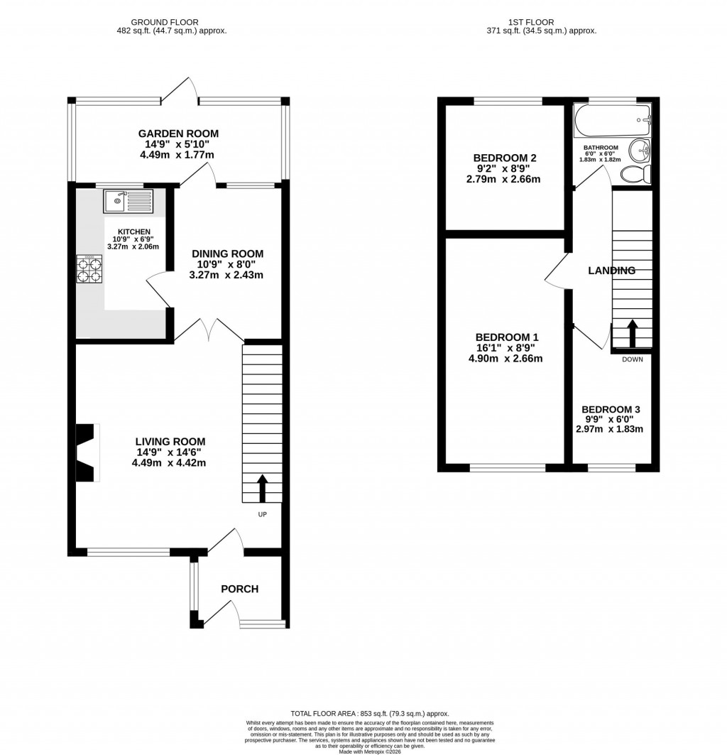 Floorplans For Seal Road, Bramhall, SK7