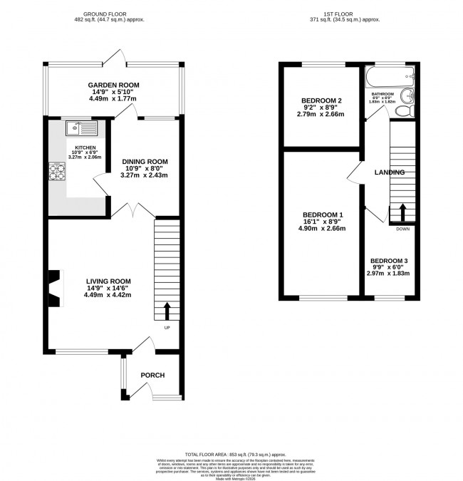Floorplan for Seal Road, Bramhall, sk7
