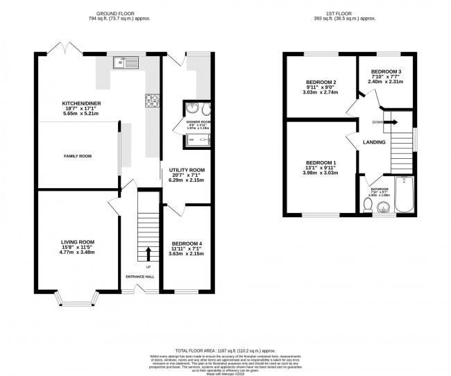 Floorplan for Thorn Grove, Cheadle Hulme, sk8