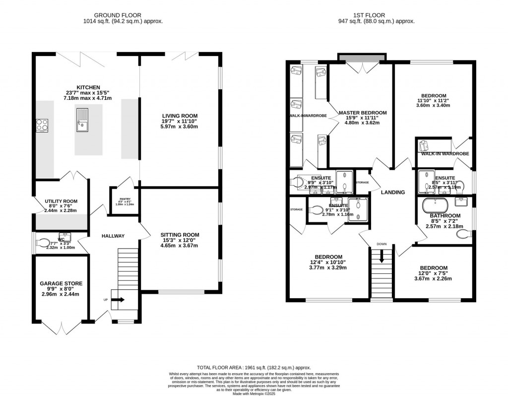 Floorplans For Robins Close, Bramhall, SK7