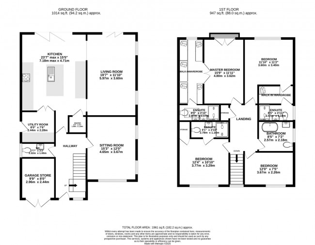 Floorplan for Robins Close, Bramhall, sk7