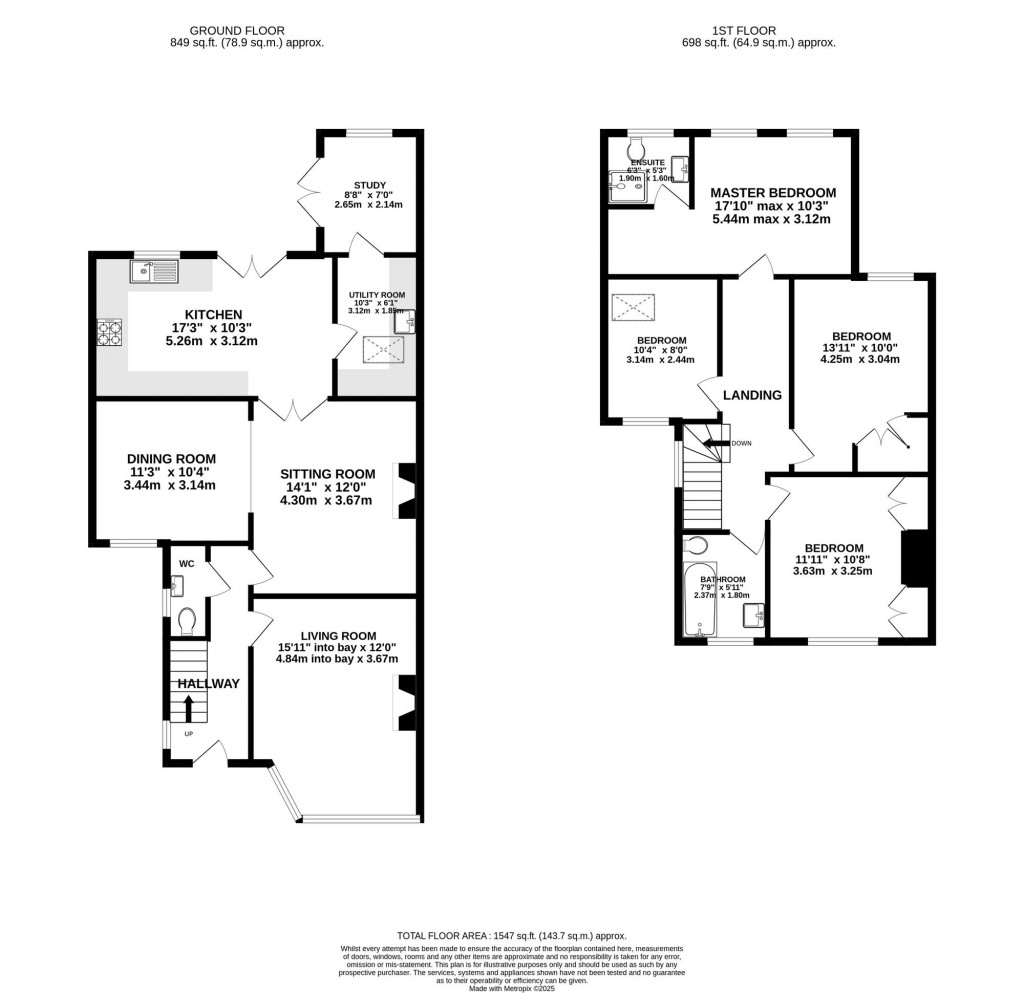 Floorplans For Woodfield Road, Cheadle Hulme, SK8