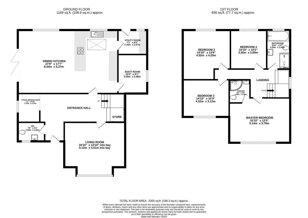 Floorplans For Eskdale Avenue, Bramhall, SK7
