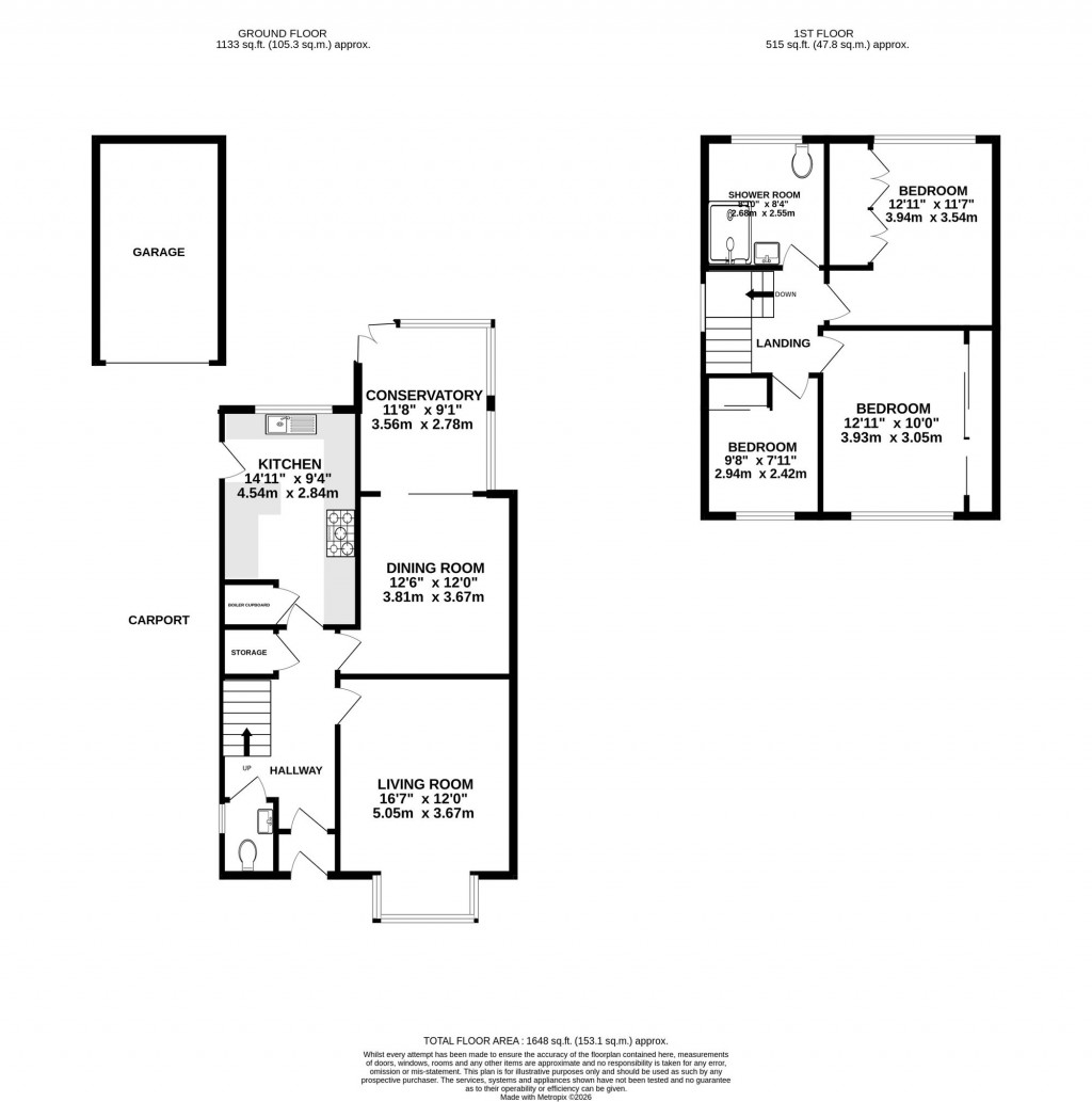 Floorplans For Dairyground Road, Bramhall, SK7