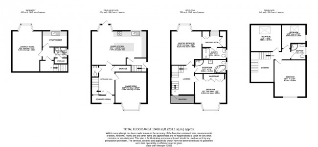 Floorplan for Bramhall Lane South, Bramhall, sk7