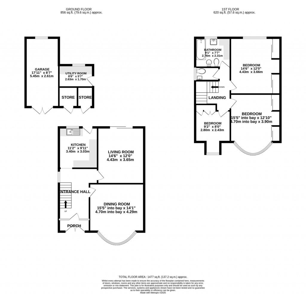 Floorplans For Ack Lane East, Bramhall, SK7