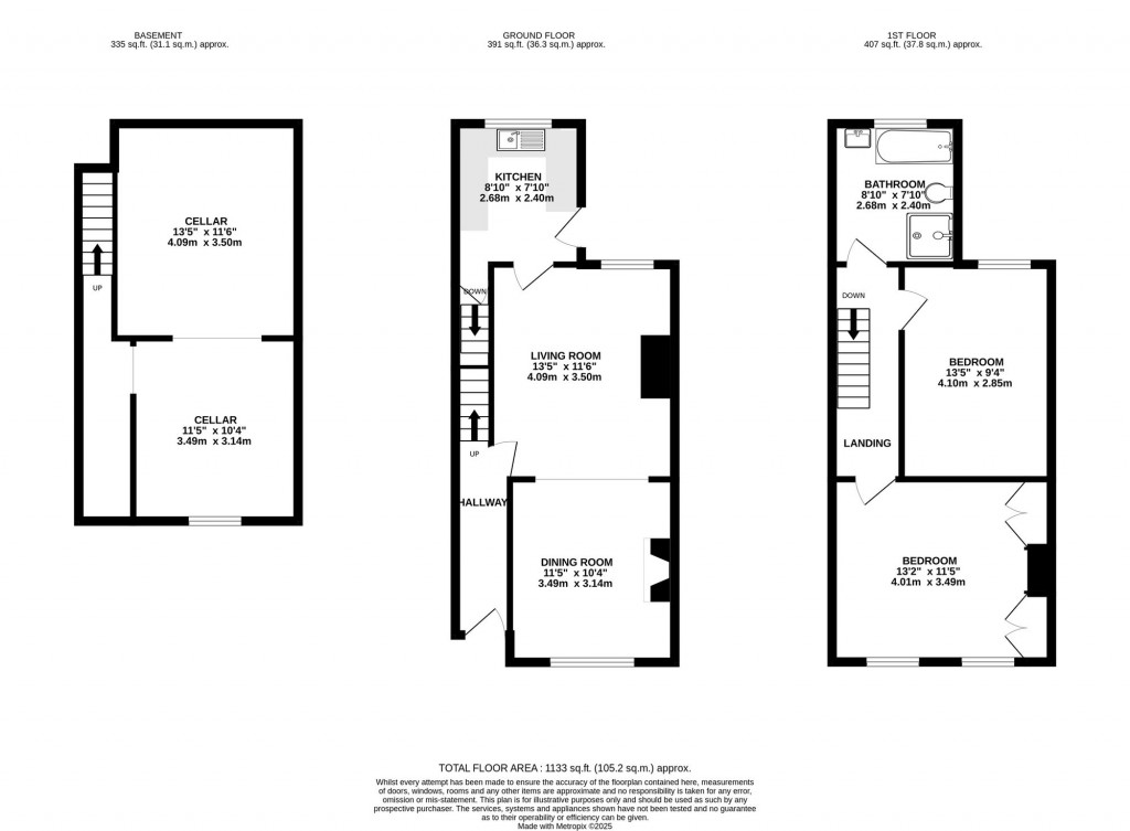Floorplans For Countess Street, Stockport, SK2