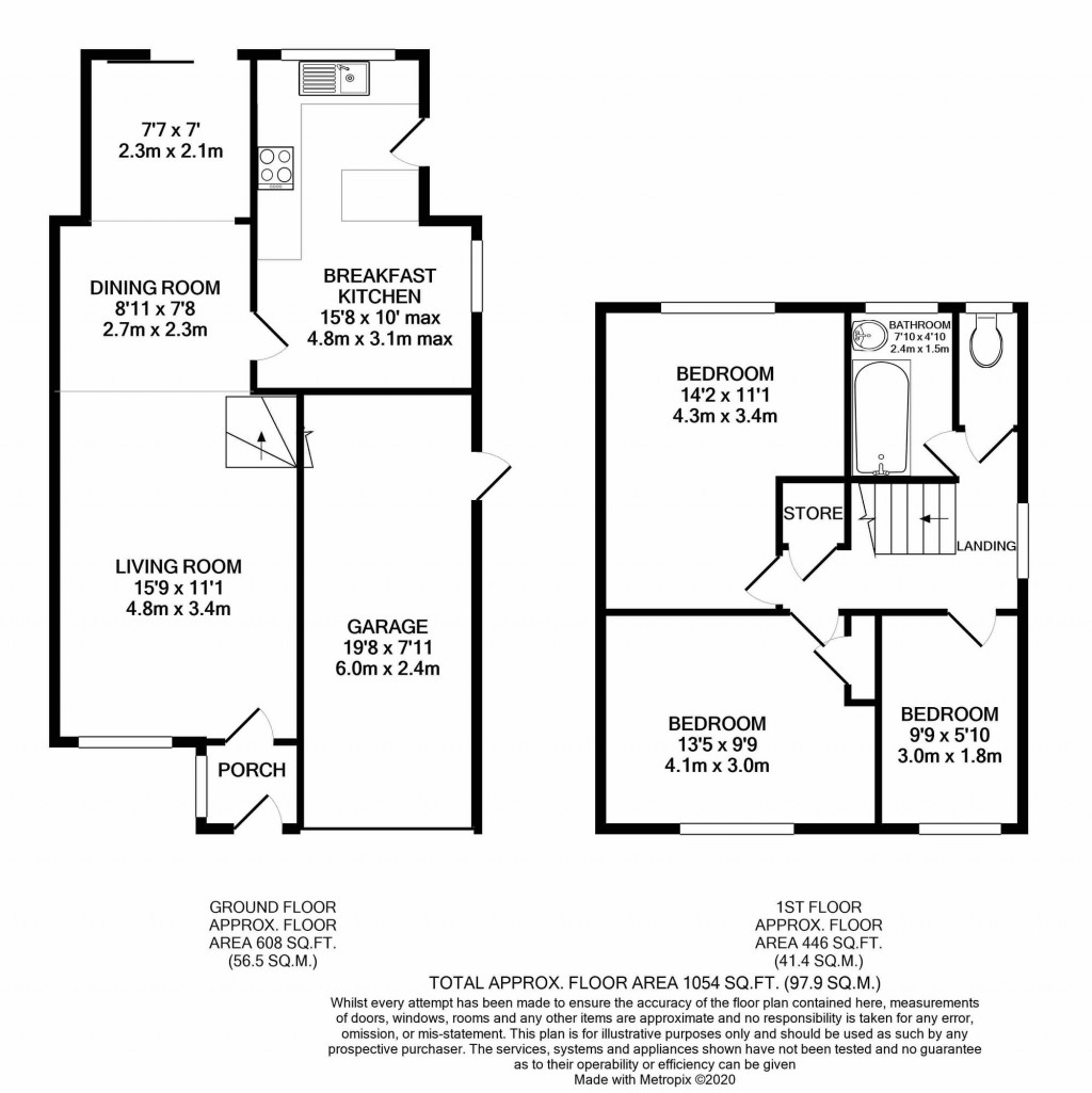 Floorplans For Glastonbury Avenue, Cheadle Hulme, SK8