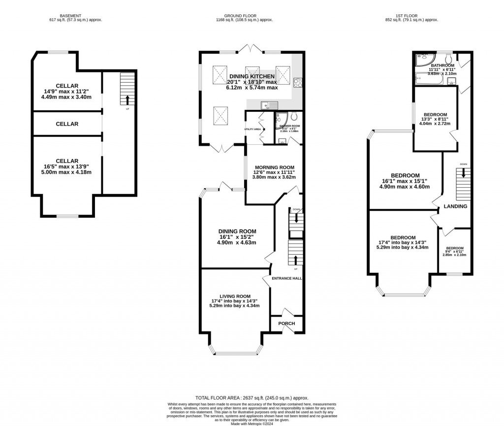 Floorplans For Victoria Avenue, Cheadle Hulme, SK8